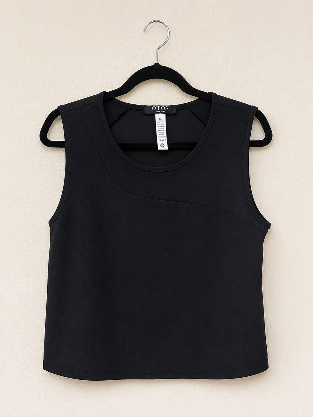 OTOS Black Tank w Mesh Back